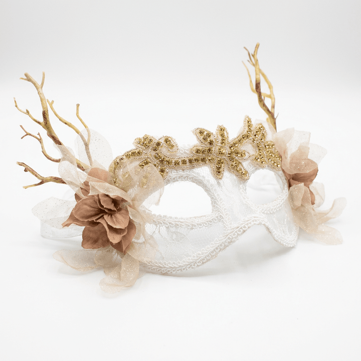 Enchanted Arbor – Garden Crown Masquerade Mask - WonderlandByLilian