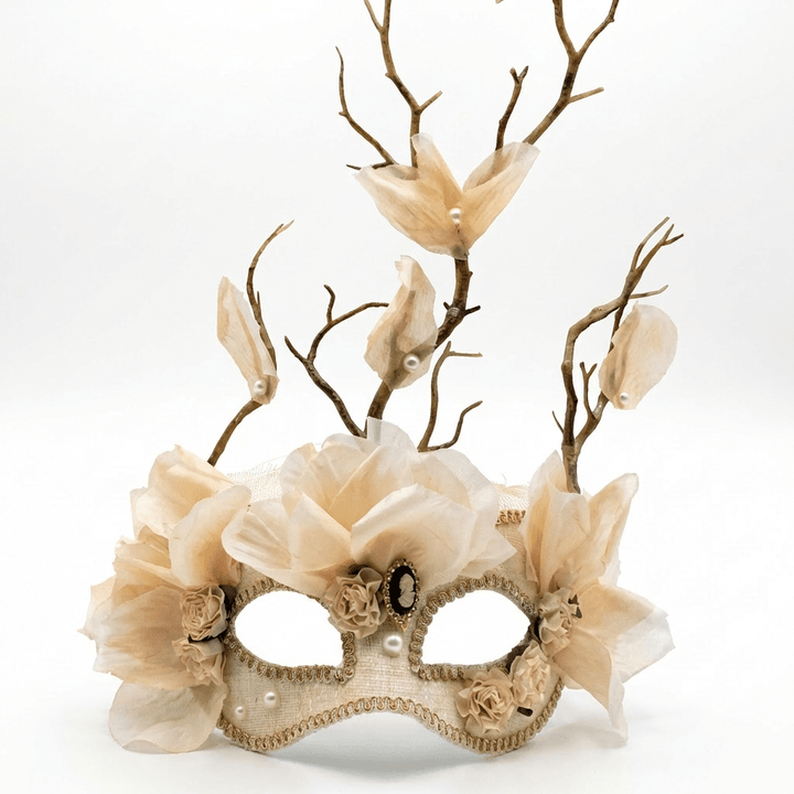 Enchanted Arbor – Garden Crown Masquerade Mask - WonderlandByLilian