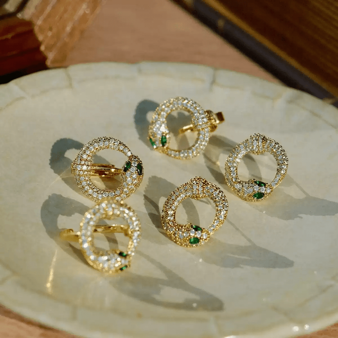 Eternal Coil – Handmade Vintage - Style Snake Ring - Ouroboros - WonderlandByLilian