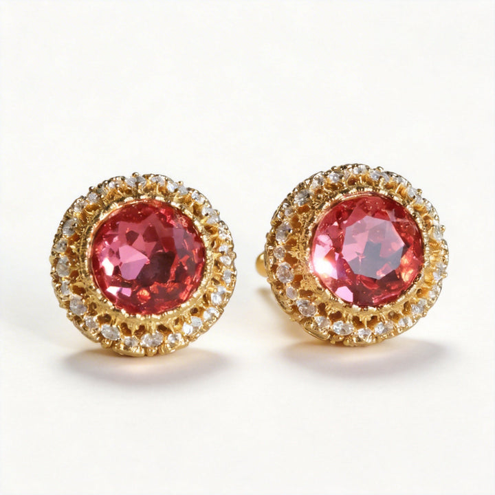 Eternal Grace – Vintage Honeycomb Earrings - The Last Queen - WonderlandByLilian