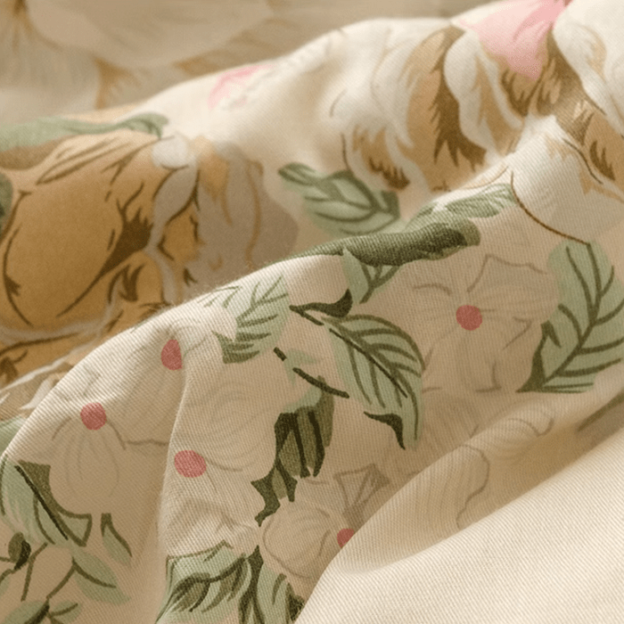 Floral Princess Cotton Frill Bedding Set - WonderlandByLilian