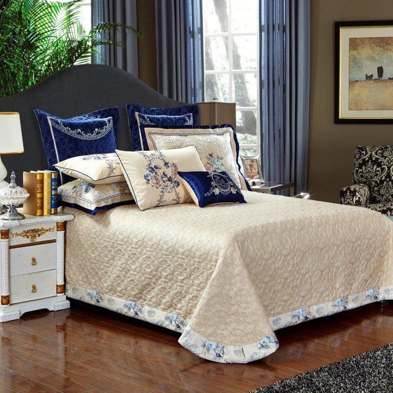 Gazaneya Oriental Jacquard Luxury Bedding Set - WonderlandByLilian