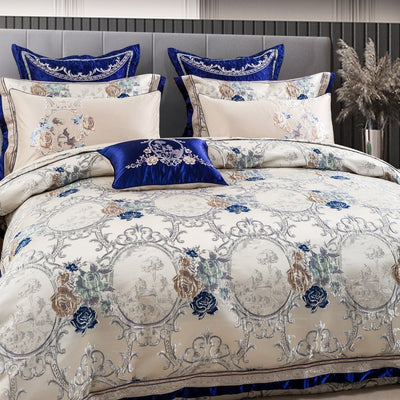 Gazaneya Oriental Jacquard Luxury Bedding Set - WonderlandByLilian