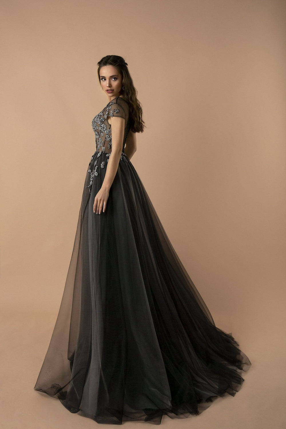 Gothic Black Wedding Dress WonderlandByLilian Gothic Black Wedding Dress WonderlandByLilian