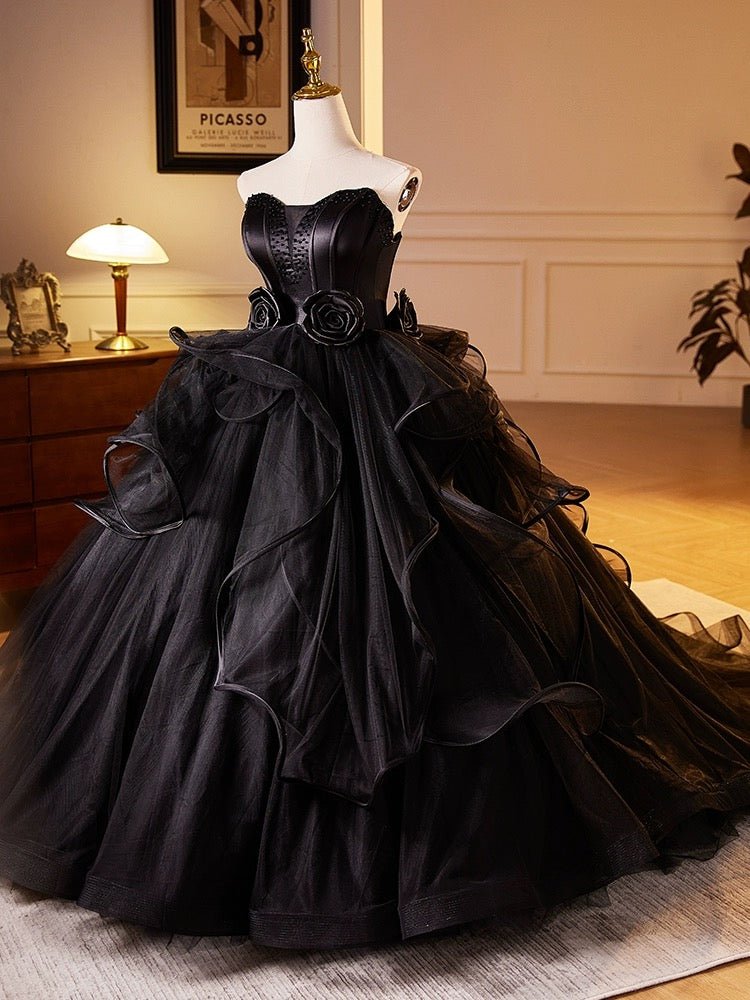 Buy Elegant Corset Back Wedding Dress | WonderlandByLilian Size 16W / Black Buy Elegant Corset Back Wedding Dress | WonderlandByLilian Size 16W / Black