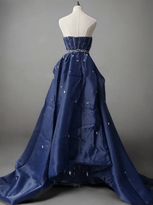 Women's Gothic Stand Collar Flocking Mesh Formal Dress Wedding Dress