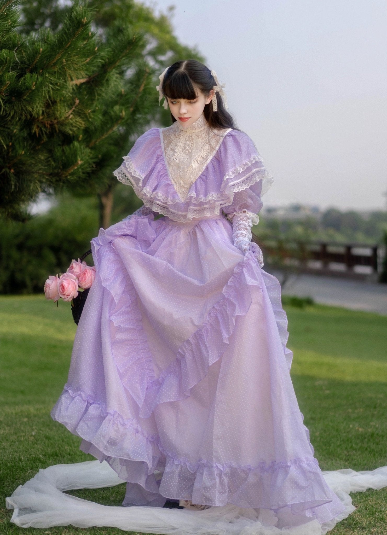 Victorian style plus size dresses cheap