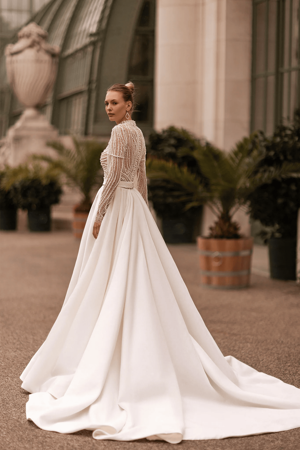 long sleeve wedding dress size 12 June Bridals Modest Floral Plus Size Boho A-Line Long Sleeve Summer Wedding Dress Beach Elegant Ethereal Country Floor Bridal Gown with Appliques -