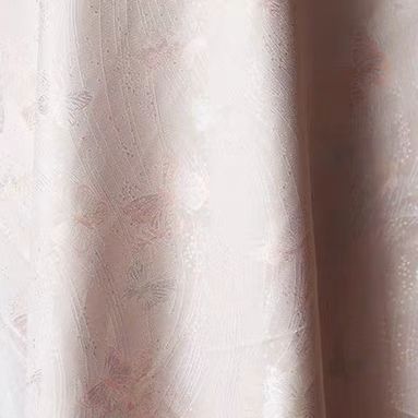 Iridescent Silk Brocade with Butterfly Pattern in Soft Beige - WonderlandByLilian