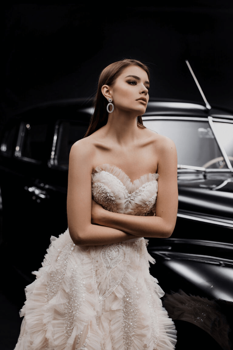 strapless cream wedding dress Elegant Ivory Strapless Wedding Dress Aphrodite