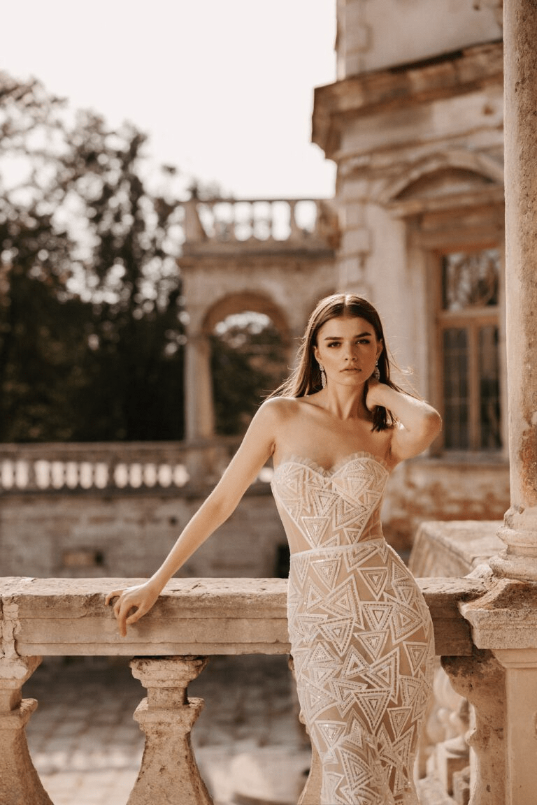 Ivory Sexy Summer Wedding Dress - Tulle mermaid Wedding Gown - Strapless Sweetheart Neckline Wedding Dress Plus Size - LIDIYA Ivory Sexy Summer Wedding Dress - Tulle mermaid Wedding Gown - Strapless Sweetheart Neckline Wedding Dress Plus Size - LIDIYA