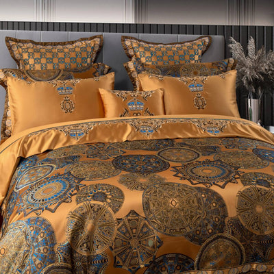 Khronom Luxury Satin Cotton Bedding Set - WonderlandByLilian