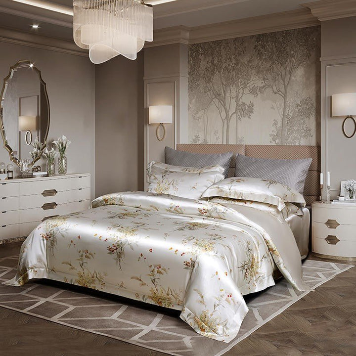 Klara Luxury Pure Mulberry Silk Bedding Set - WonderlandByLilian