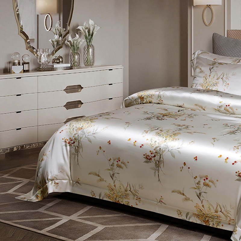 Klara Luxury Pure Mulberry Silk Bedding Set - WonderlandByLilian