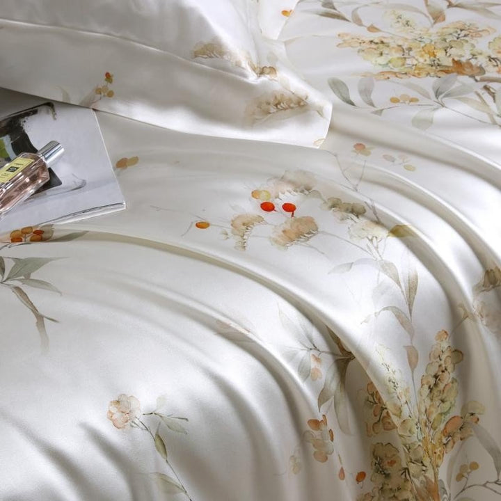 Klara Luxury Pure Mulberry Silk Bedding Set - WonderlandByLilian