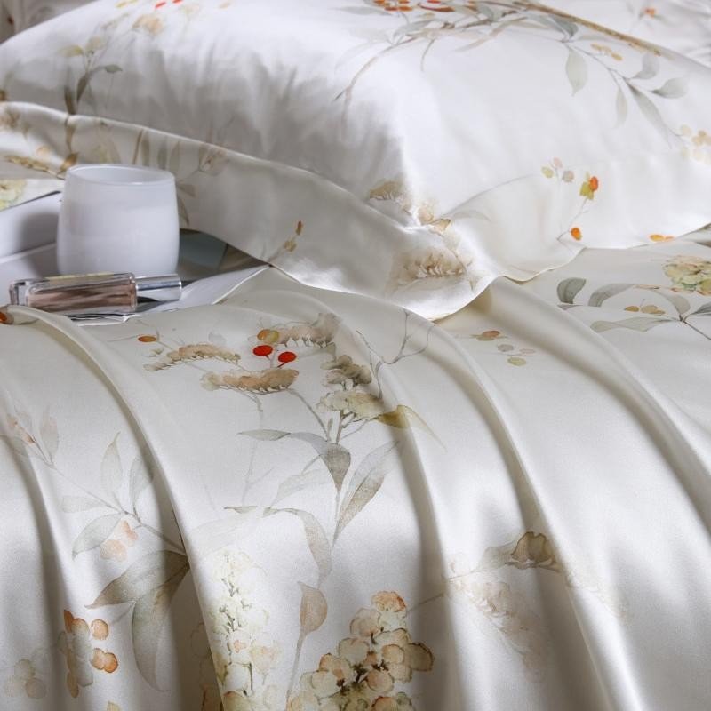 Klara Luxury Pure Mulberry Silk Bedding Set - WonderlandByLilian