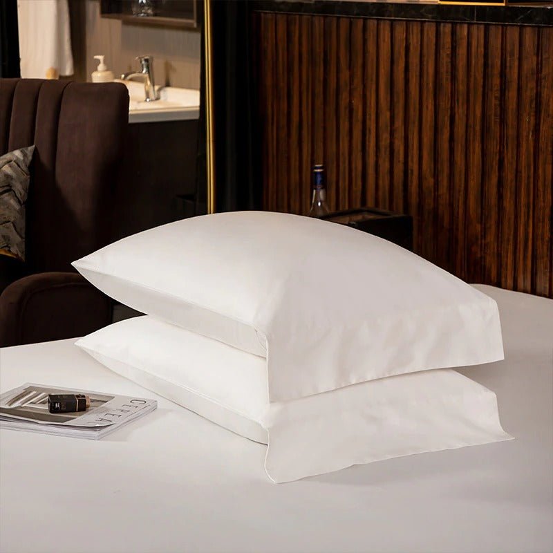 Lakibia White Silky Soft Egyptian Cotton Bedding Set - WonderlandByLilian