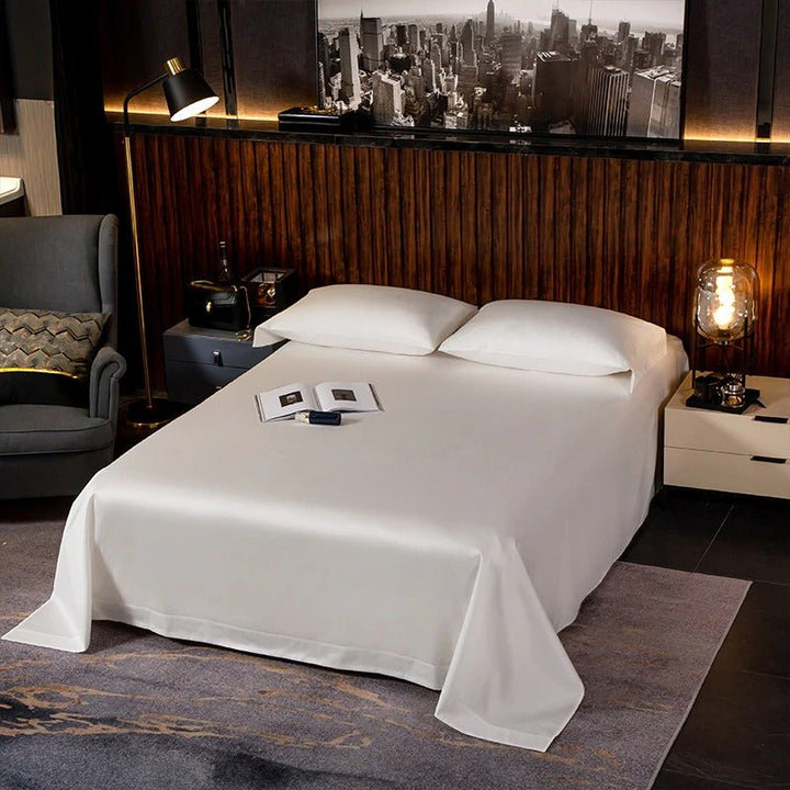 Lakibia White Silky Soft Egyptian Cotton Bedding Set - WonderlandByLilian