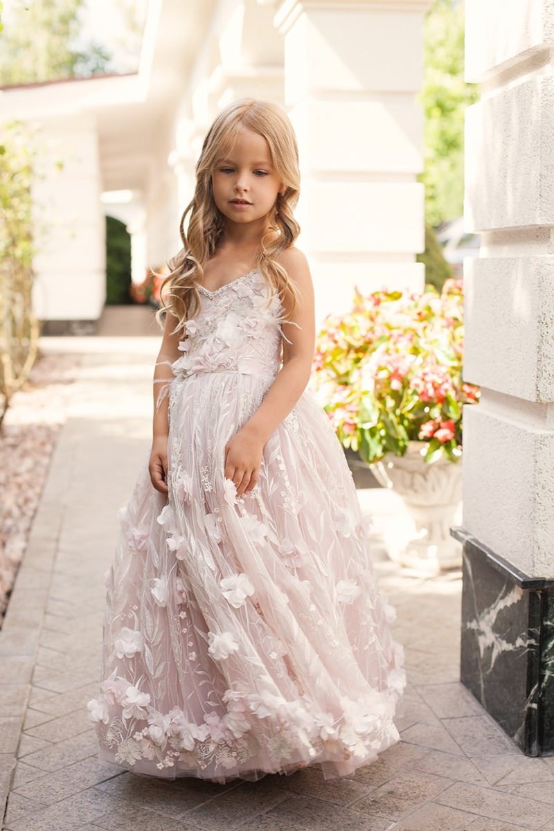 Light Lilac Purple Plus Size Girls Dress Ivy Party Maxi Gown with 3D Floral Embroidery and Beads for Special Occasions 3Y Light Lilac Purple Plus Size Girls Dress Ivy Party Maxi Gown with 3D Floral Embroidery and Beads for Special Occasions 3Y