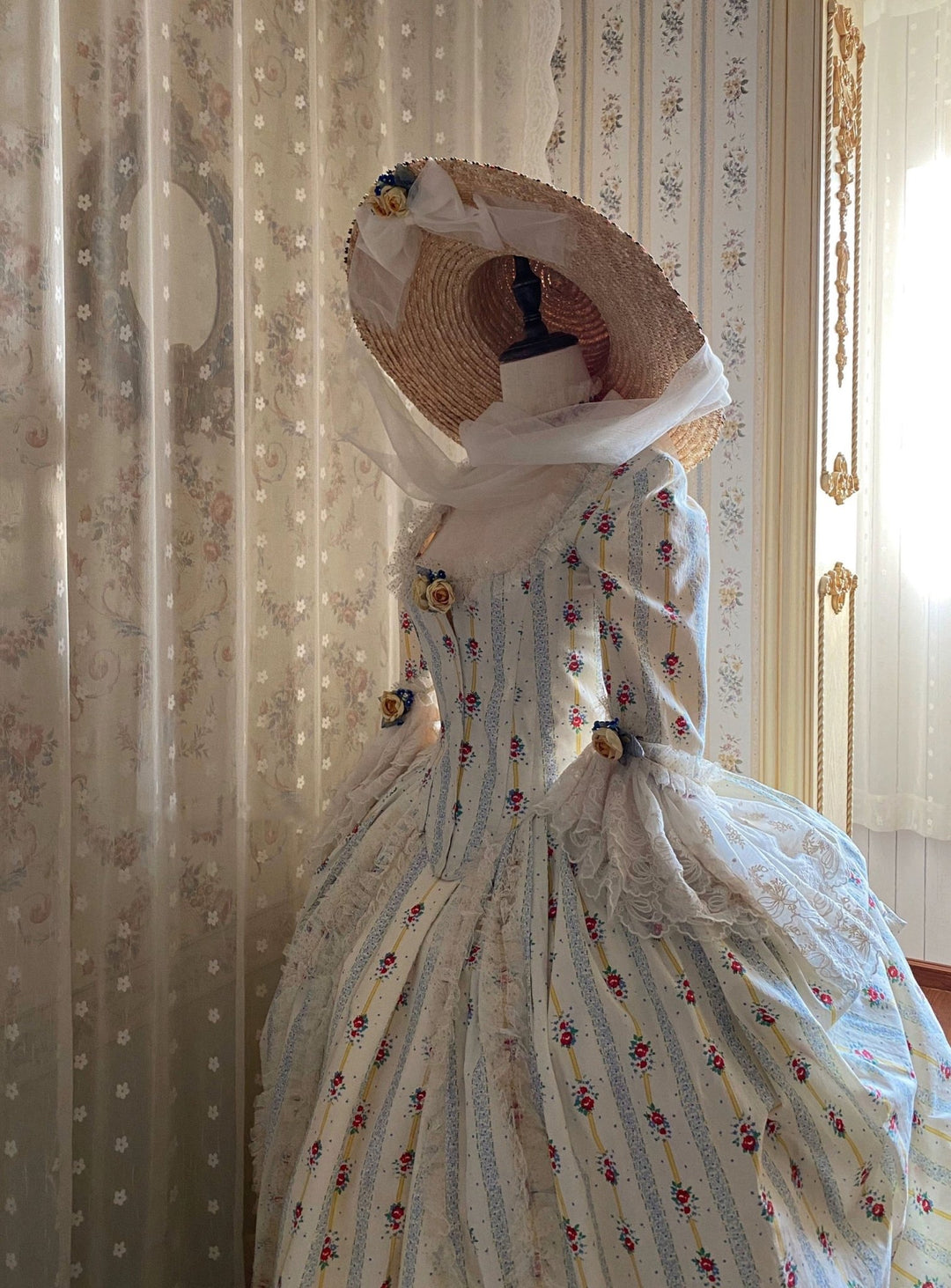 Marie Antoinette Baby Blue and Cream Ball Gown - Rococo Style ...