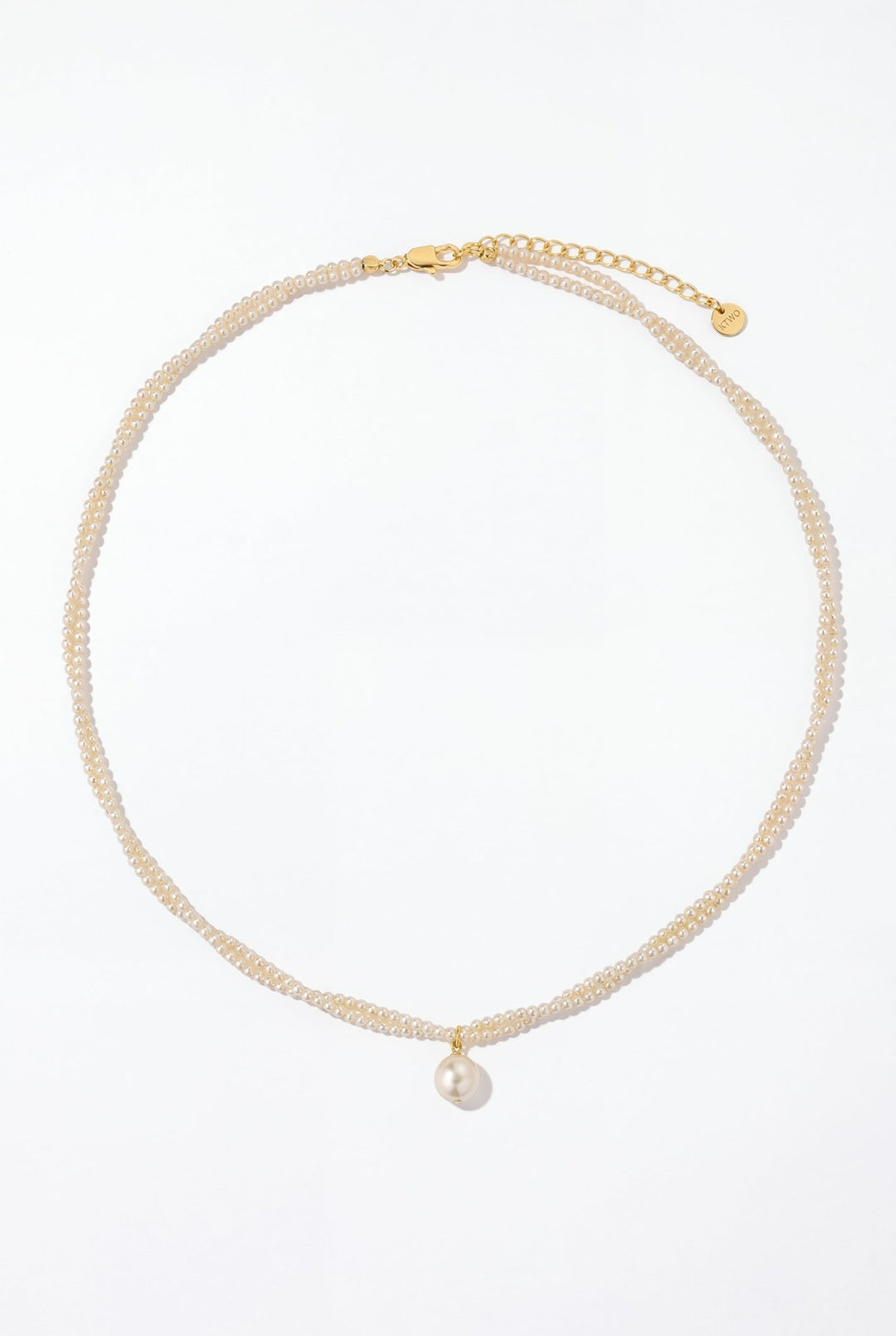 Moonlit Whisper – French Vintage Pearl Necklace | Regency Minimal Elegance - WonderlandByLilian