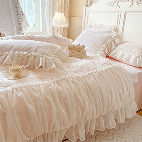 Parisian Pink Floral Bedding Set - WonderlandByLilian