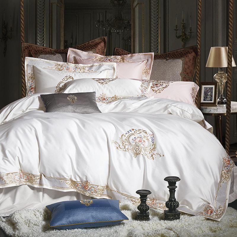 Pheliza Egyptian Cotton Embroidery Premium Luxury Bedding Set - WonderlandByLilian