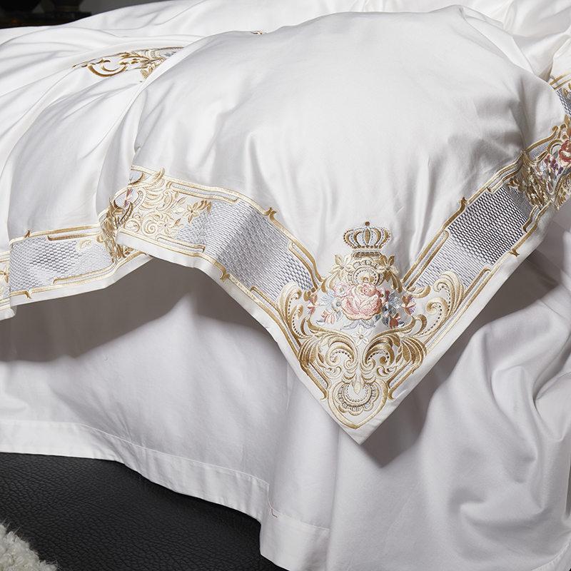 Pheliza Egyptian Cotton Embroidery Premium Luxury Bedding Set - WonderlandByLilian