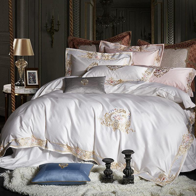 Pheliza Egyptian Cotton Embroidery Premium Luxury Bedding Set - WonderlandByLilian