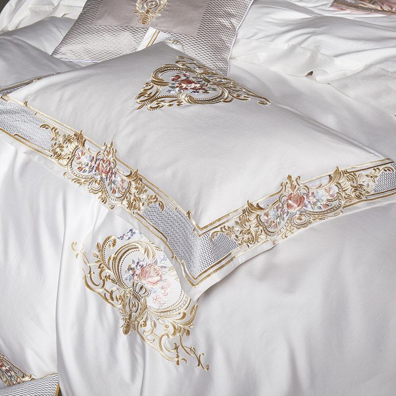 Pheliza Egyptian Cotton Embroidery Premium Luxury Bedding Set - WonderlandByLilian