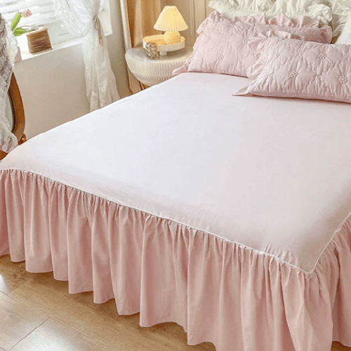 Pink Cozy Quilting Duvet Cover Set - WonderlandByLilian