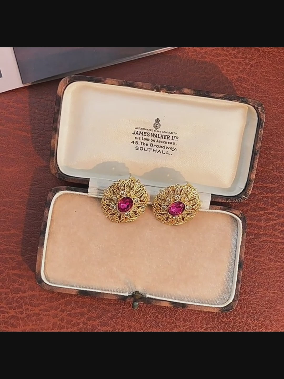 Whispers of a Rose – Handmade Vintage-Style Red Gemstone Earrings - Princess's Treasure