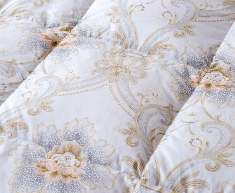 Rafia Ornate Printed Goose Down Cotton Comforter - WonderlandByLilian