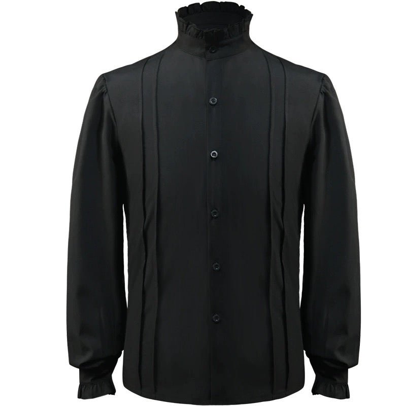 Regency Style Bridgerton Men's Long Sleeve Shirt-Plus Size - WonderlandByLilian