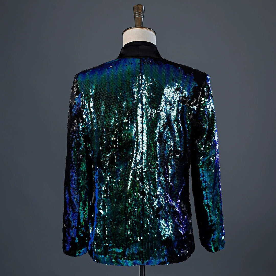 Regency Vintage Menswear - Sequin Jacket for Men Plus Size - WonderlandByLilian