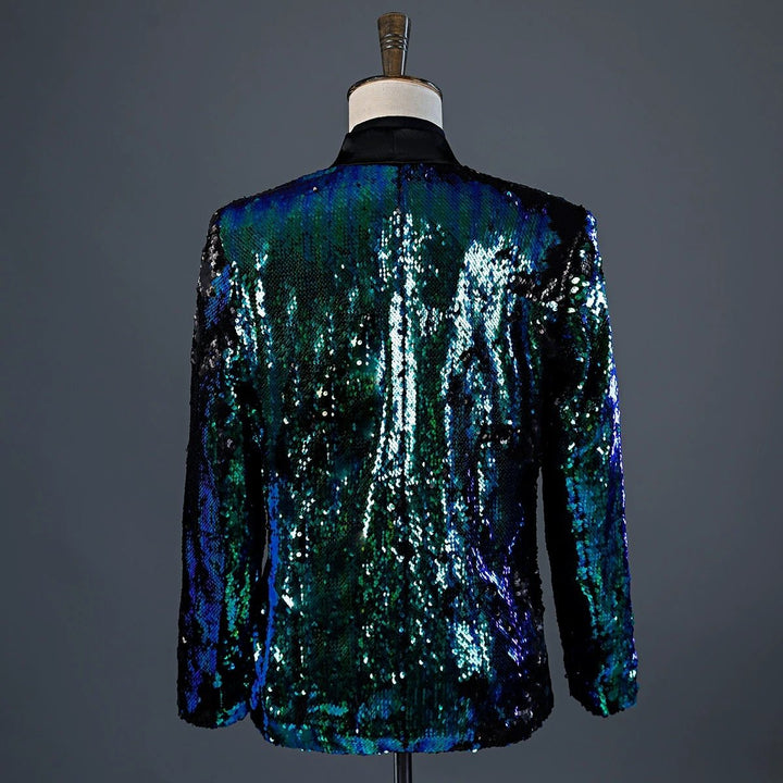 Regency Vintage Menswear - Sequin Jacket for Men Plus Size - WonderlandByLilian