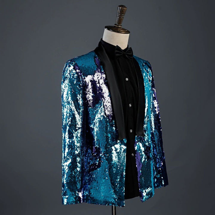 Regency Vintage Menswear - Sequin Jacket for Men Plus Size - WonderlandByLilian