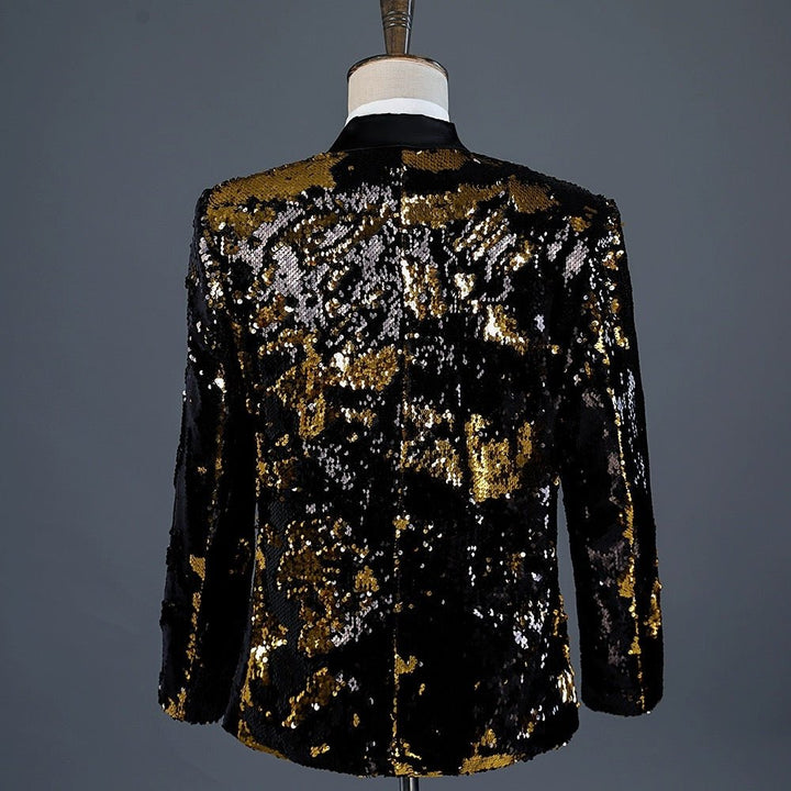 Regency Vintage Menswear - Sequin Jacket for Men Plus Size - WonderlandByLilian