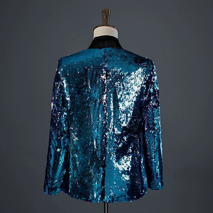 Regency Vintage Menswear - Sequin Jacket for Men Plus Size - WonderlandByLilian
