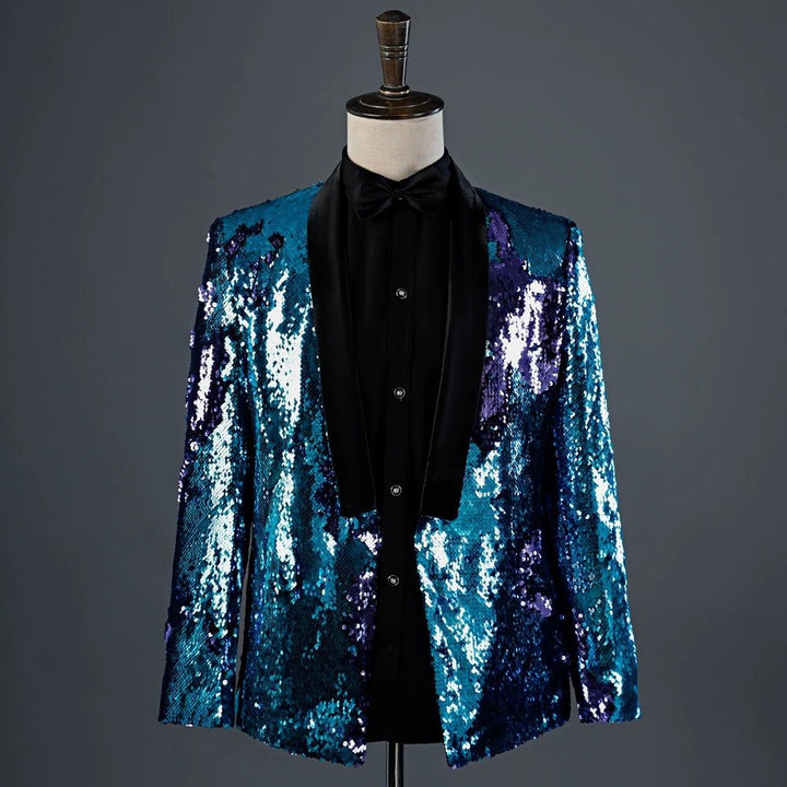 Regency Vintage Menswear - Sequin Jacket for Men Plus Size - WonderlandByLilian