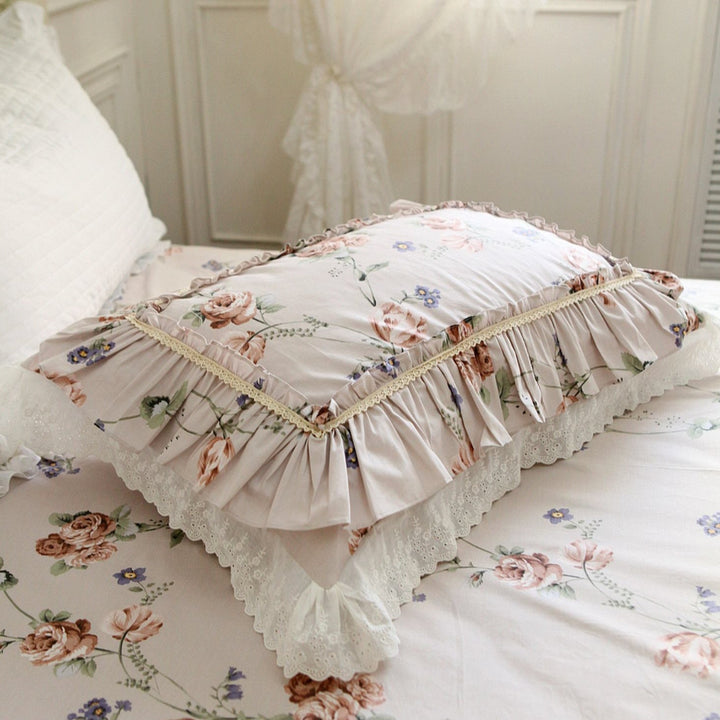 Retro Pastoral Princess Rose Bedding Set - WonderlandByLilian