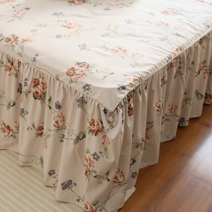 Retro Pastoral Princess Rose Bedding Set - WonderlandByLilian