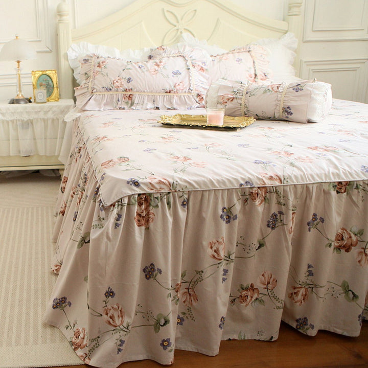 Retro Pastoral Princess Rose Bedding Set - WonderlandByLilian