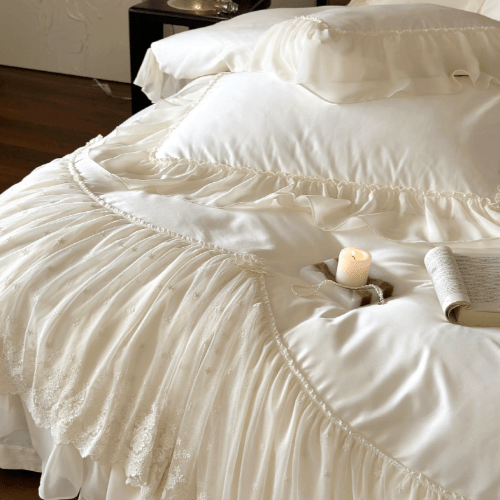 Romantic Parisian Lace Bedding Set - WonderlandByLilian