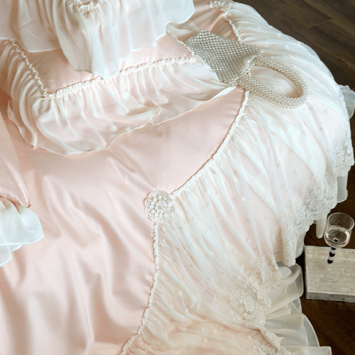 Romantic Parisian Lace Bedding Set - WonderlandByLilian