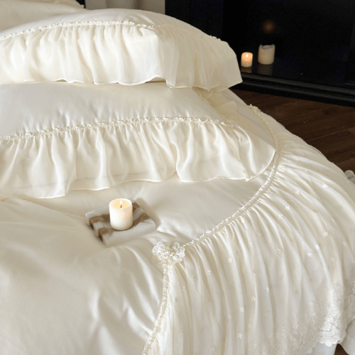 Romantic Parisian Lace Bedding Set - WonderlandByLilian