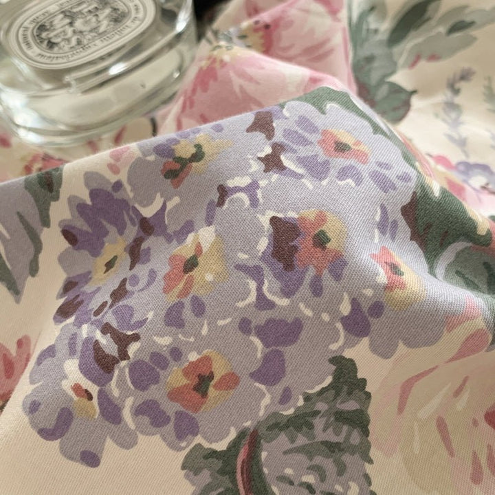 Romantic Pastoral Floral Cotton Bedding Set - WonderlandByLilian