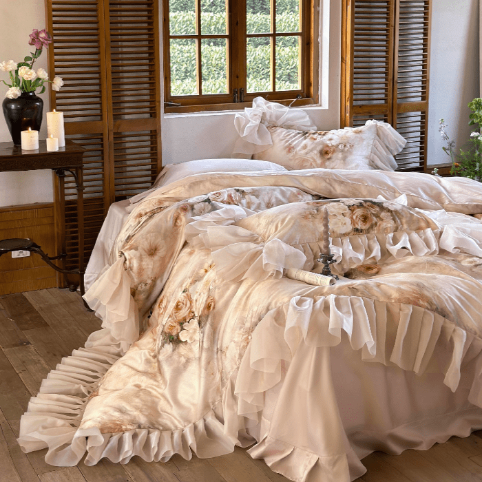 Romantic Vintage Floral Bedding Set - WonderlandByLilian