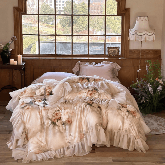 Romantic Vintage Floral Bedding Set - WonderlandByLilian