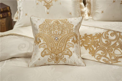 Rovenia Luxury Satin Cotton Bedding Set - WonderlandByLilian